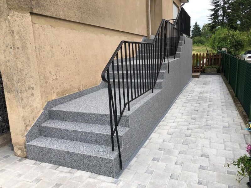 projet aménagement escalier résine